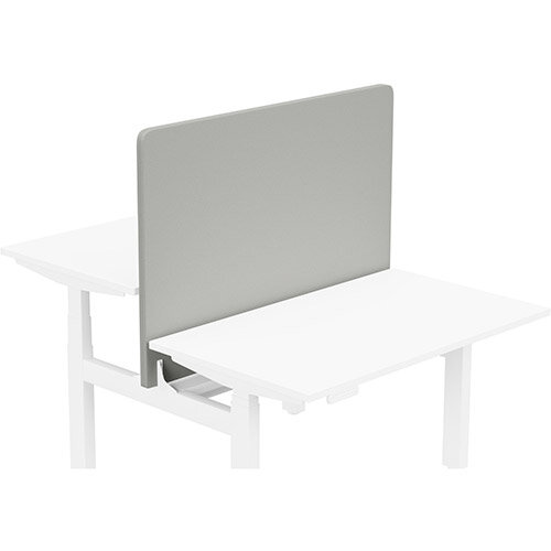 Acoustic Screen For Leap Height Adjustable Bench W1200xH850mm - Camira LUCIA Fabric - Colour Code: YB094-Slip Acoustic Screen For Leap Height Adjustable Bench W1200xH850mm - Camira LUCIA Fabric - Colour Code: YB094-Slip