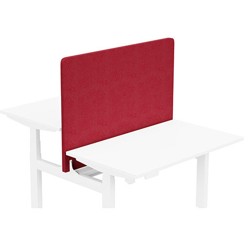 Acoustic Screen For Leap Height Adjustable Bench W1200xH850mm - Camira LUCIA Fabric - Colour Code: YB106-Calypso Acoustic Screen For Leap Height Adjustable Bench W1200xH850mm - Camira LUCIA Fabric - Colour Code: YB106-Calypso