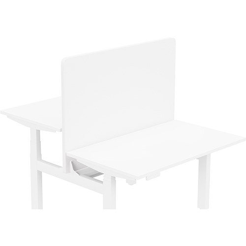 Acoustic Screen For Leap Height Adjustable Bench W1200xH850mm - Camira LUCIA Fabric - Colour Code: YB165-Adobo Acoustic Screen For Leap Height Adjustable Bench W1200xH850mm - Camira LUCIA Fabric - Colour Code: YB165-Adobo