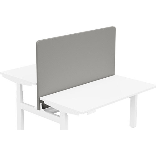 Acoustic Screen For Leap Height Adjustable Bench W1400xH850mm - Camira LUCIA Fabric - Colour Code: YB038-Tequila Acoustic Screen For Leap Height Adjustable Bench W1400xH850mm - Camira LUCIA Fabric - Colour Code: YB038-Tequila