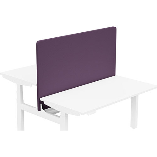 Acoustic Screen For Leap Height Adjustable Bench W1400xH850mm - Camira LUCIA Fabric - Colour Code: YB090-Tarot Acoustic Screen For Leap Height Adjustable Bench W1400xH850mm - Camira LUCIA Fabric - Colour Code: YB090-Tarot