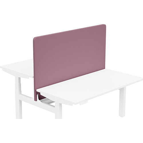 Acoustic Screen For Leap Height Adjustable Bench W1400xH850mm - Camira LUCIA Fabric - Colour Code: YB102-Bridgetown Acoustic Screen For Leap Height Adjustable Bench W1400xH850mm - Camira LUCIA Fabric - Colour Code: YB102-Bridgetown