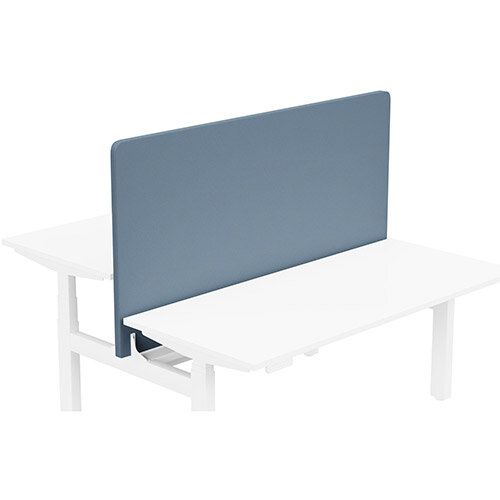 Acoustic Screen For Leap Height Adjustable Bench W1600xH850mm - Camira LUCIA Fabric - Colour Code: YB004-Martinique Acoustic Screen For Leap Height Adjustable Bench W1600xH850mm - Camira LUCIA Fabric - Colour Code: YB004-Martinique