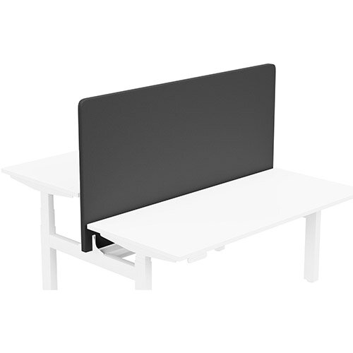 Acoustic Screen For Leap Height Adjustable Bench W1600xH850mm - Camira LUCIA Fabric - Colour Code: YB009-Havana Acoustic Screen For Leap Height Adjustable Bench W1600xH850mm - Camira LUCIA Fabric - Colour Code: YB009-Havana