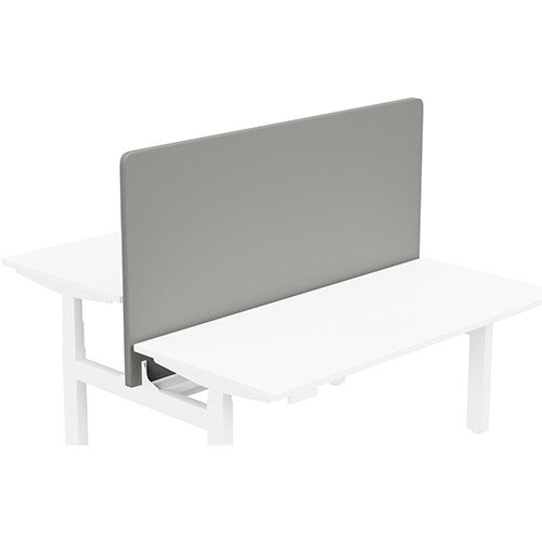 Acoustic Screen For Leap Height Adjustable Bench W1600xH850mm - Camira LUCIA Fabric - Colour Code: YB038-Tequila Acoustic Screen For Leap Height Adjustable Bench W1600xH850mm - Camira LUCIA Fabric - Colour Code: YB038-Tequila