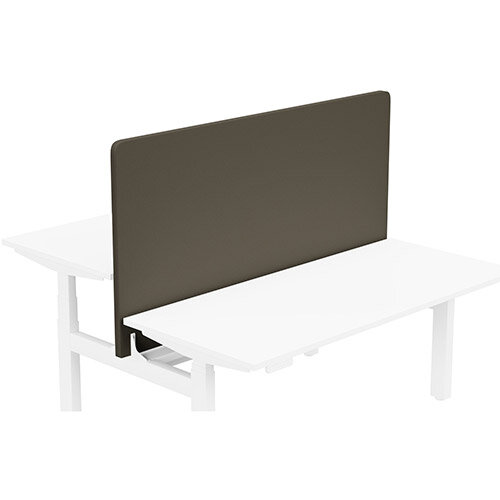Acoustic Screen For Leap Height Adjustable Bench W1600xH850mm - Camira LUCIA Fabric - Colour Code: YB046-Sombrero Acoustic Screen For Leap Height Adjustable Bench W1600xH850mm - Camira LUCIA Fabric - Colour Code: YB046-Sombrero
