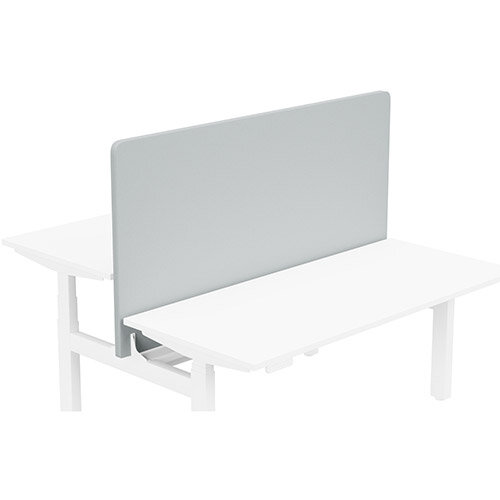 Acoustic Screen For Leap Height Adjustable Bench W1600xH850mm - Camira LUCIA Fabric - Colour Code: YB086-Rum Acoustic Screen For Leap Height Adjustable Bench W1600xH850mm - Camira LUCIA Fabric - Colour Code: YB086-Rum