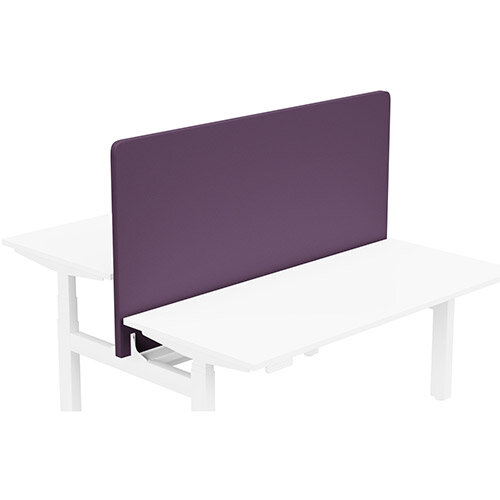 Acoustic Screen For Leap Height Adjustable Bench W1600xH850mm - Camira LUCIA Fabric - Colour Code: YB090-Tarot Acoustic Screen For Leap Height Adjustable Bench W1600xH850mm - Camira LUCIA Fabric - Colour Code: YB090-Tarot