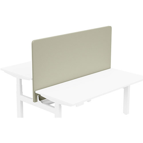 Acoustic Screen For Leap Height Adjustable Bench W1600xH850mm - Camira LUCIA Fabric - Colour Code: YB093-Aruba Acoustic Screen For Leap Height Adjustable Bench W1600xH850mm - Camira LUCIA Fabric - Colour Code: YB093-Aruba