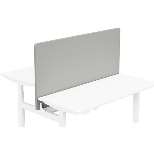 Acoustic Screen For Leap Height Adjustable Bench W1600xH850mm - Camira LUCIA Fabric - Colour Code: YB094-Slip Acoustic Screen For Leap Height Adjustable Bench W1600xH850mm - Camira LUCIA Fabric - Colour Code: YB094-Slip
