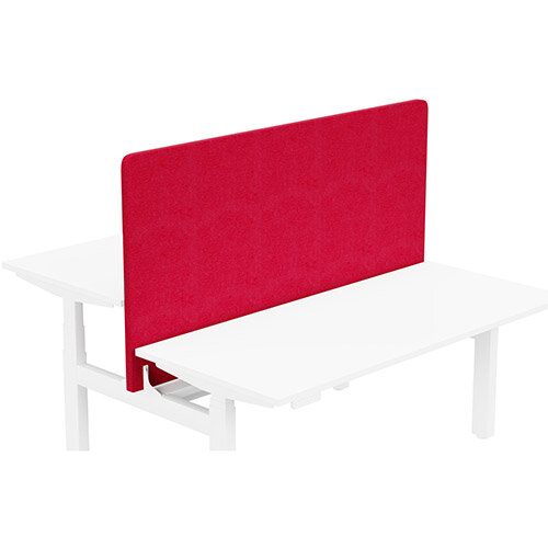 Acoustic Screen For Leap Height Adjustable Bench W1600xH850mm - Camira LUCIA Fabric - Colour Code: YB105-Belize Acoustic Screen For Leap Height Adjustable Bench W1600xH850mm - Camira LUCIA Fabric - Colour Code: YB105-Belize