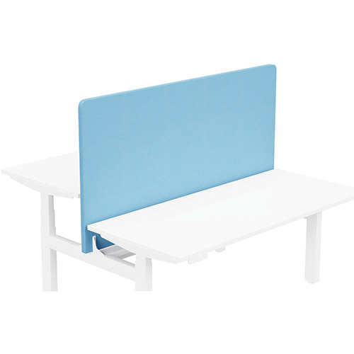 Acoustic Screen For Leap Height Adjustable Bench W1600xH850mm - Camira LUCIA Fabric - Colour Code: YB157-Marianna Acoustic Screen For Leap Height Adjustable Bench W1600xH850mm - Camira LUCIA Fabric - Colour Code: YB157-Marianna