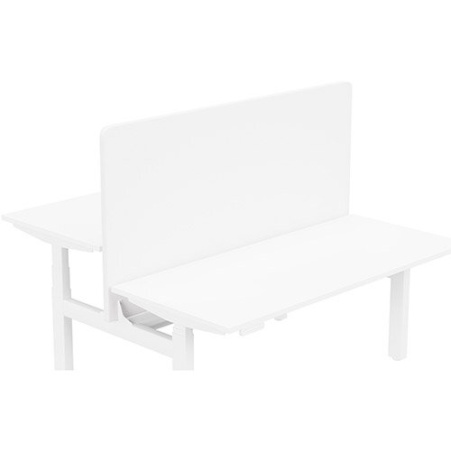 Acoustic Screen For Leap Height Adjustable Bench W1600xH850mm - Camira LUCIA Fabric - Colour Code: YB165-Adobo Acoustic Screen For Leap Height Adjustable Bench W1600xH850mm - Camira LUCIA Fabric - Colour Code: YB165-Adobo
