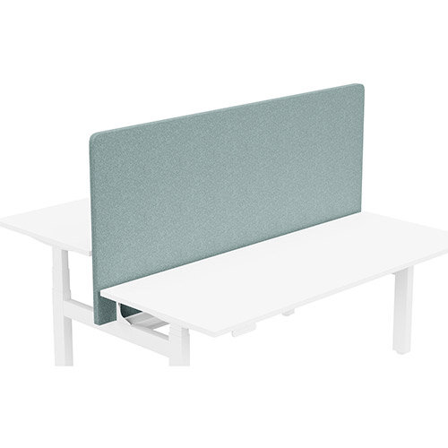Acoustic Screen For Leap Height Adjustable Bench W1800xH850mm - Camira BLAZER LITE Fabric - Colour Code: LTH63-Harmony Acoustic Screen For Leap Height Adjustable Bench W1800xH850mm - Camira BLAZER LITE Fabric - Colour Code: LTH63-Harmony