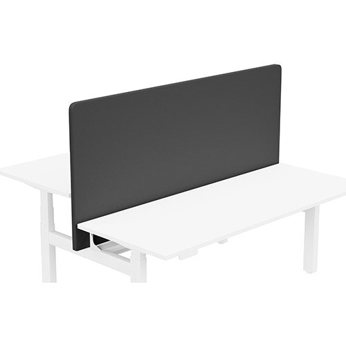 Acoustic Screen For Leap Height Adjustable Bench W1800xH850mm - Camira LUCIA Fabric - Colour Code: YB009-Havana Acoustic Screen For Leap Height Adjustable Bench W1800xH850mm - Camira LUCIA Fabric - Colour Code: YB009-Havana