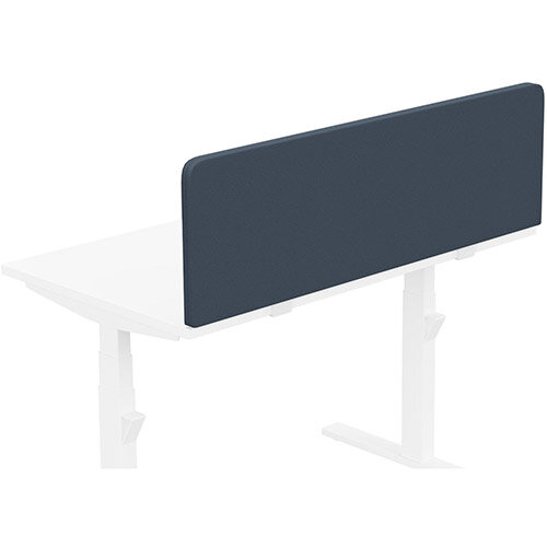 Acoustic Screen For Leap &Zoom Height Adjustable Desks W1200xH380mm - Camira LUCIA Fabric - Colour Code: YB026-Costa Acoustic Screen For Leap &Zoom Height Adjustable Desks W1200xH380mm - Camira LUCIA Fabric - Colour Code: YB026-Costa