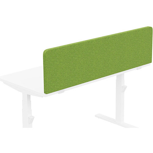 Acoustic Screen For Leap &Zoom Height Adjustable Desks W1400xH380mm - Camira BLAZER LITE Fabric - Colour Code: LTH55-Happy Acoustic Screen For Leap &Zoom Height Adjustable Desks W1400xH380mm - Camira BLAZER LITE Fabric - Colour Code: LTH55-Happy