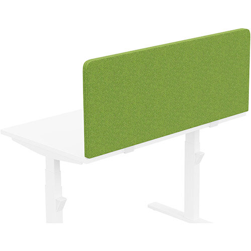 Acoustic Screen For Leap &Zoom Height Adjustable Desks W1200xH480mm - Camira BLAZER LITE Fabric - Colour Code: LTH55-Happy Acoustic Screen For Leap &Zoom Height Adjustable Desks W1200xH480mm - Camira BLAZER LITE Fabric - Colour Code: LTH55-Happy