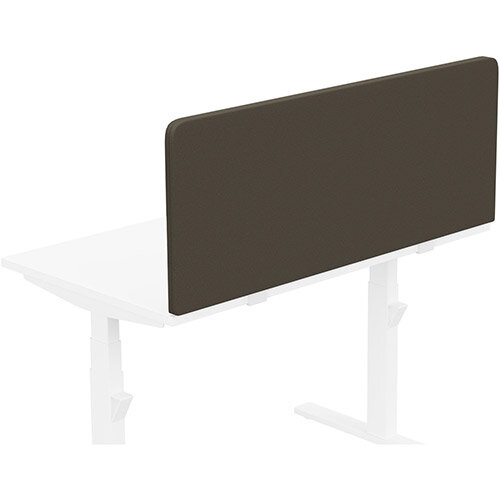 Acoustic Screen For Leap &Zoom Height Adjustable Desks W1200xH480mm - Camira LUCIA Fabric - Colour Code: YB046-Sombrero Acoustic Screen For Leap &Zoom Height Adjustable Desks W1200xH480mm - Camira LUCIA Fabric - Colour Code: YB046-Sombrero