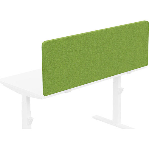 Acoustic Screen For Leap &Zoom Height Adjustable Desks W1400xH480mm - Camira BLAZER LITE Fabric - Colour Code: LTH55-Happy Acoustic Screen For Leap &Zoom Height Adjustable Desks W1400xH480mm - Camira BLAZER LITE Fabric - Colour Code: LTH55-Happy