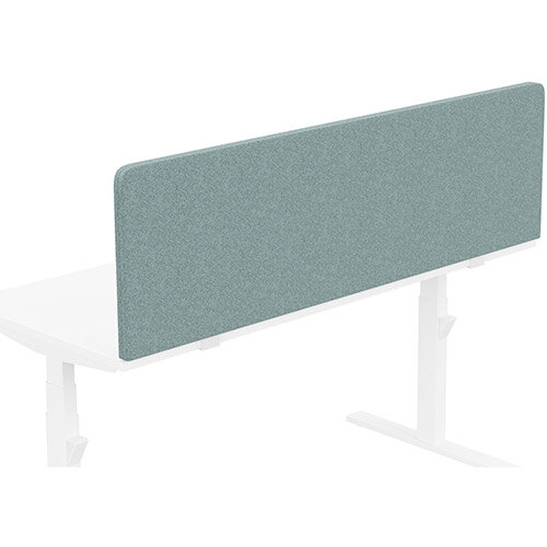 Acoustic Screen For Leap &Zoom Height Adjustable Desks W1600xH480mm - Camira BLAZER LITE Fabric - Colour Code: LTH63-Harmony Acoustic Screen For Leap &Zoom Height Adjustable Desks W1600xH480mm - Camira BLAZER LITE Fabric - Colour Code: LTH63-Harmony
