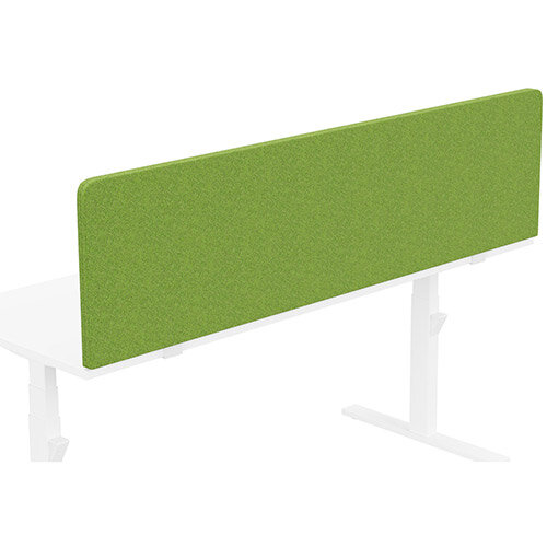 Acoustic Screen For Leap &Zoom Height Adjustable Desks W1800xH480mm - Camira BLAZER LITE Fabric - Colour Code: LTH55-Happy Acoustic Screen For Leap &Zoom Height Adjustable Desks W1800xH480mm - Camira BLAZER LITE Fabric - Colour Code: LTH55-Happy