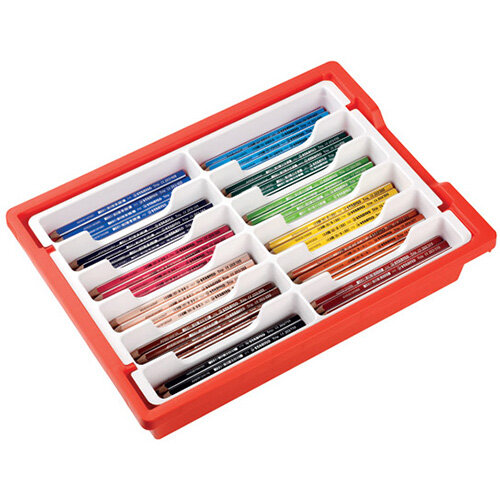 Stabilo Trio Thick Colouring Pencils Classpack Pack of 96 203/96