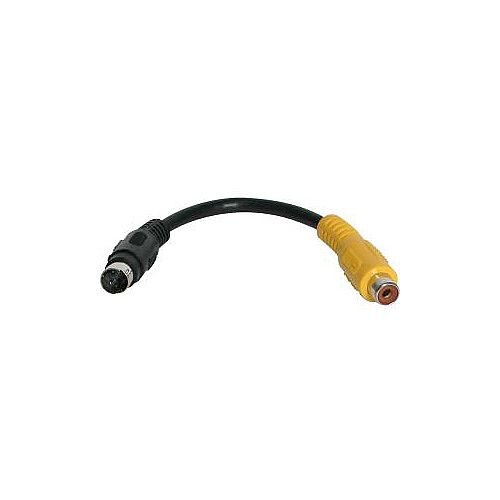 Cavo Adattatore Da S-Video A Composito – SVID2COMP, 15cm, Con Connettore RCA Femmina, Nero