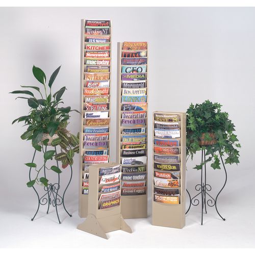 Rack Literature 20 Pockets 1486x248x105mm Black