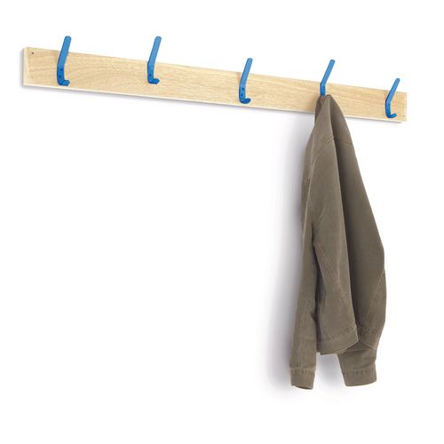 Probe Wall Hook Strip - Type A - 1500mm Length - 8 Hooks - Blue 7 Year Warranty