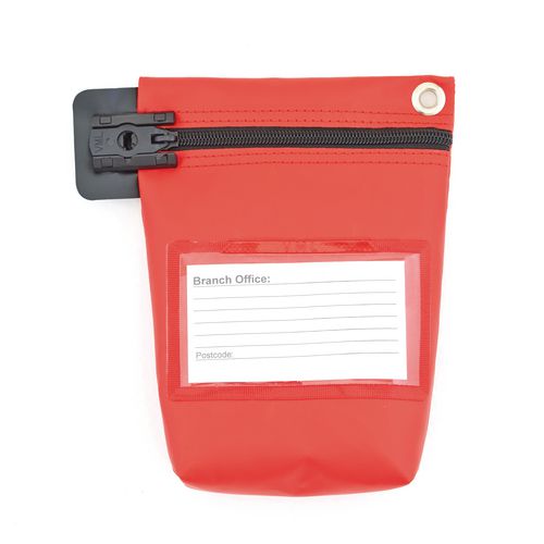 Cash Bag Small Red 178x152x50mm