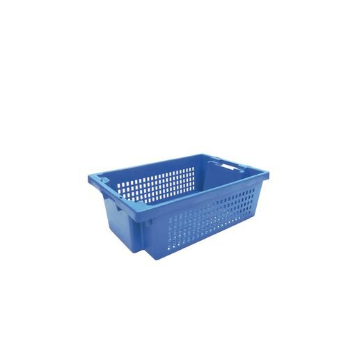 Pro Stack Blue Container Blue Perforated 180* Stack And Nest Container 600x400x200mm - Hunt ...