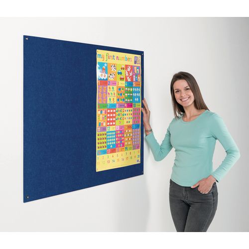 Eco-Colour Frameless Resist-A-Flame Board 900x1200mm Blue