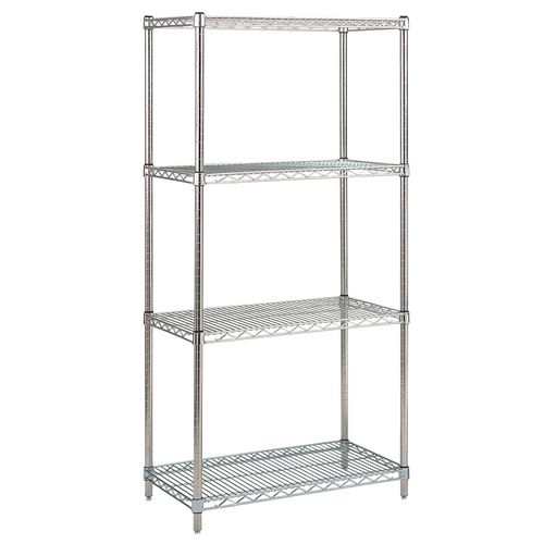 Stainless Steel Shelving HxWxDmm 1800x1500x600 With 5 Shelves Hunt