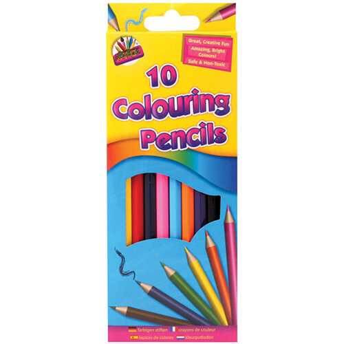 Artbox 10 Full Size Colour Pencils Pack of 12 5120 Hunt Office Ireland
