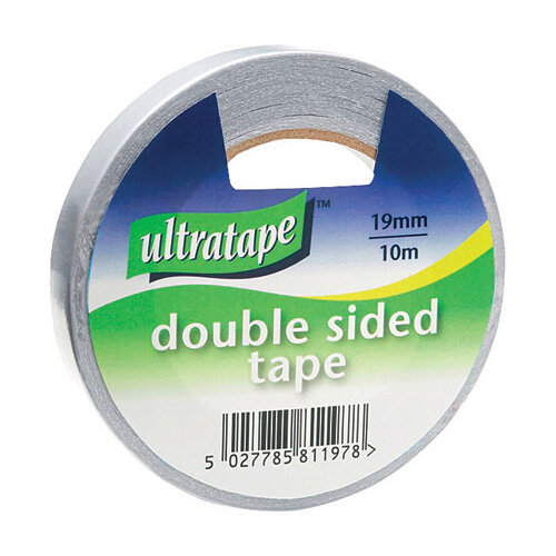 Double Sided Tape 19mmx10m 1 Roll Ultra Clear Pack of 12 DS01031910UL Double Sided Tape 19mmx10m 1 Roll Ultra Clear Pack of 12 DS01031910UL