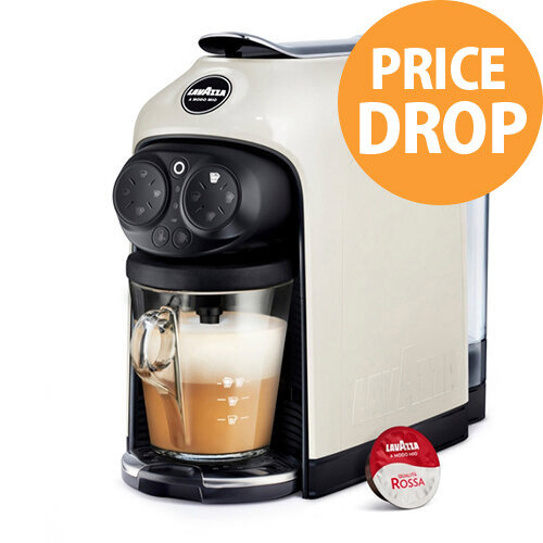 Lavazza Modo Mio Desea Capsule Coffee Machine White Cream Lavazza Modo Mio Desea Capsule Coffee Machine White Cream