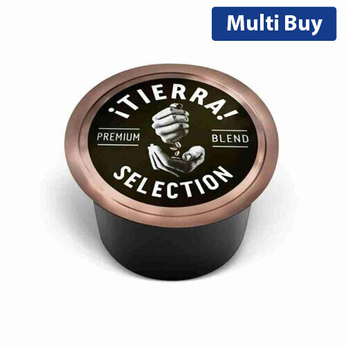 Lavazza Blue Espresso Tierra Coffee Capsules - Pack of 100 for Lavazza Blue Capsule System Coffee Machines