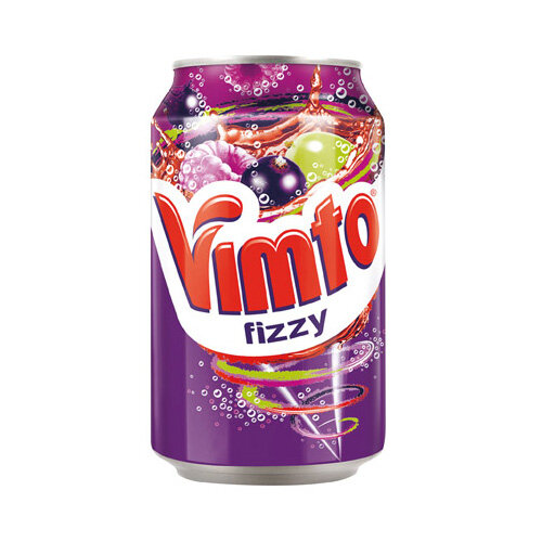 Vimto 300ml Can Carbonated Fruit Juice Drink Pack of 24 2000