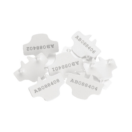 Versapak T2 Numbered Seals White Pack of 500 NUMBEREDT2