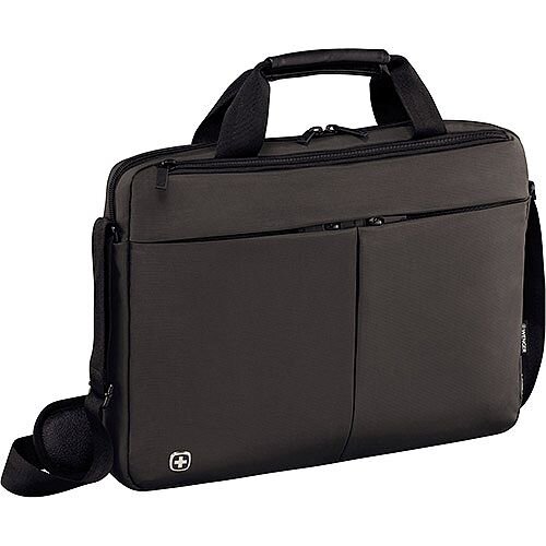 Wenger Format 16in Laptop Slimcase Bag with Tablet Pocket - Grey 601063 Wenger Format 16in Laptop Slimcase Bag with Tablet Pocket - Grey 601063