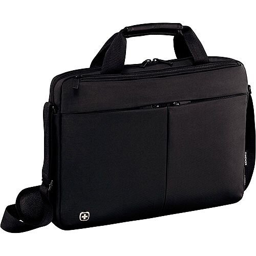 Wenger Format 14in Laptop Slimcase Bag with Tablet Pocket - Black 601079 Wenger Format 14in Laptop Slimcase Bag with Tablet Pocket - Black 601079
