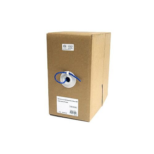 StarTech 1000 ft Bulk Roll of Blue CMR Cat5e Solid UTP Cable Category 5e for Network Device 1000ft Bare Wire Bare Wire Blue StarTech 1000 ft Bulk Roll of Blue CMR Cat5e Solid UTP Cable Category 5e for Network Device 1000ft Bare Wire Bare Wire Blue