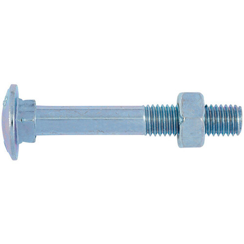 Wurth Round Head Screw With Square Neck and Nut - SCR-MHD-DIN603-NUT-4.8-(A2K)-M8X70 Ref. 02238 70 PACK OF 200 Wurth Round Head Screw With Square Neck and Nut - SCR-MHD-DIN603-NUT-4.8-(A2K)-M8X70 Ref. 02238 70 PACK OF 200