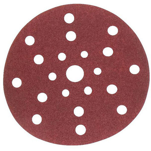 Wurth Vehicle Dry Sandpaper Disc red Perfect 21 perforated Plate - DSPAP-HOKLP-MULTIHOLE-P2000-D150MM Ref. 0581353200 PACK OF 100 Wurth Vehicle Dry Sandpaper Disc red Perfect 21 perforated Plate - DSPAP-HOKLP-MULTIHOLE-P2000-D150MM Ref. 0581353200 PACK OF 100