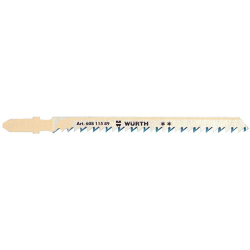 Wurth Jigsaw Blade, Wood - JIGSAWBLDE-WO-5PCS-90/3 Ref. 060811589 Wurth Jigsaw Blade, Wood - JIGSAWBLDE-WO-5PCS-90/3 Ref. 060811589