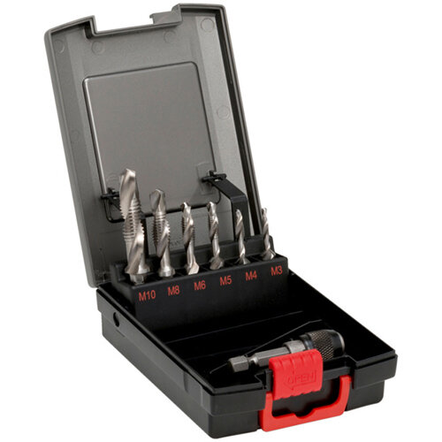 Wurth HSS Combi Screw Tap Bit Assortment - MATAP-SORT-COMBI-BIT-HSS-(M3-M10)-7PCS Ref. 0653971 Wurth HSS Combi Screw Tap Bit Assortment - MATAP-SORT-COMBI-BIT-HSS-(M3-M10)-7PCS Ref. 0653971