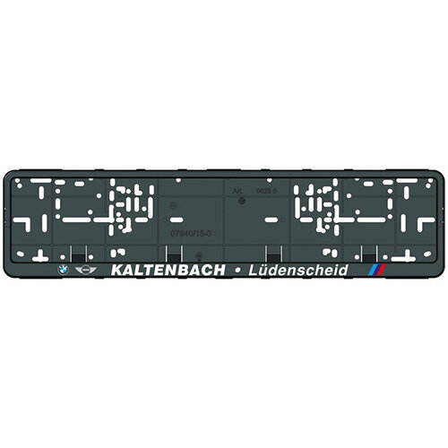 Wurth Number Plate Holder Klapp-Fix, printed - NPH-PRNT-KLAPPFIX-4COL-520MM Ref. 082564 Wurth Number Plate Holder Klapp-Fix, printed - NPH-PRNT-KLAPPFIX-4COL-520MM Ref. 082564