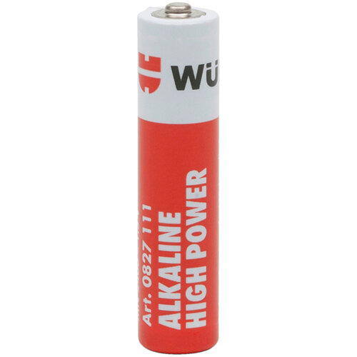 Wurth Battery High Power - BTRY-ALKALI-AAA-MICRO-LR03-1,5V Ref. 0827111 PACK OF 60 Wurth Battery High Power - BTRY-ALKALI-AAA-MICRO-LR03-1,5V Ref. 0827111 PACK OF 60