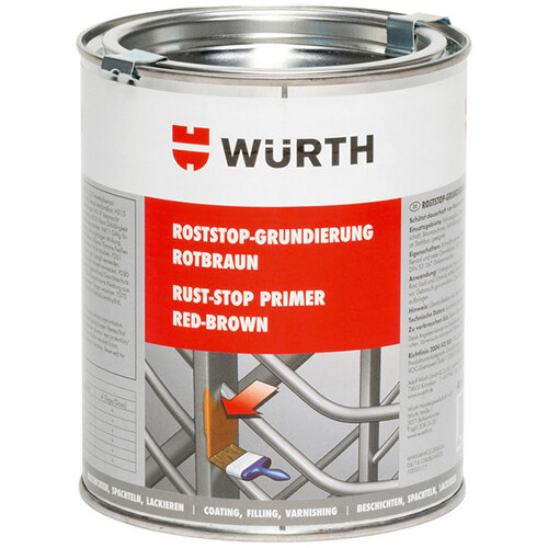 Wurth Rust Stop Primer - PRIM-RUSTSTOP-750ML Ref. 0890191 PACK OF 6 Wurth Rust Stop Primer - PRIM-RUSTSTOP-750ML Ref. 0890191 PACK OF 6